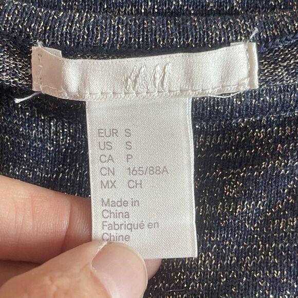 H&M Womens Shirt Dress Sz Small Preppy Minimalist Minimal Neutral Retro Nirvana - Picture 11 of 14